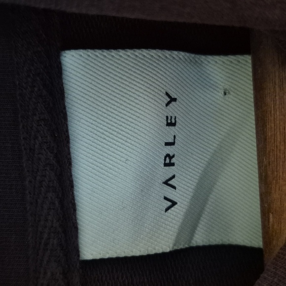 Varley Warwick Chocolate Plum Funnel Neck Side Zip Drawstring Oversized Small - Picture 4 of 9